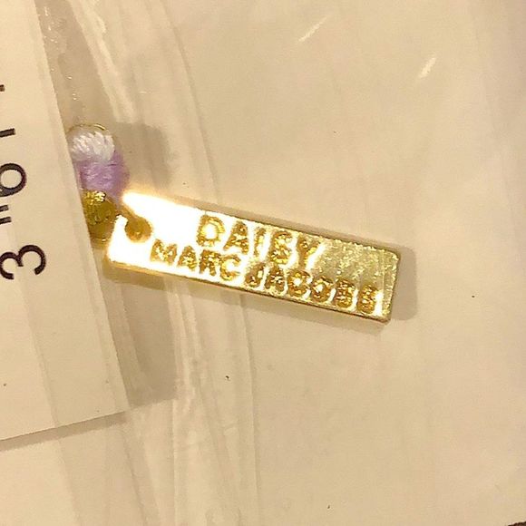 MARC JACOBS Braided Daisy Purple White Gold Wish Bracelet - Picture 8 of 9